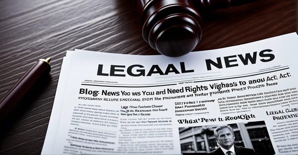 Actualités juridiques : ce qu'il faut savoir pour agir et défendre ses droits